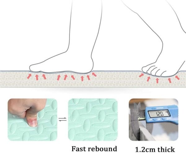 Interlocking Floors Tiles Foam Play Mat Splice Carpet Bedroom Climbing Mat Jigsaw Puzzle Sponge Pad Child Crawling Mats, 9 Sizes, 7 Colors, Customizable